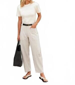 NEW FIFTEEN TWENTY women's mandy short sleeve top in cream